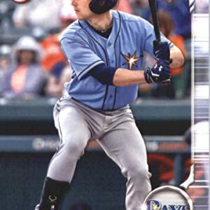 2019 Bowman Baseball #98 Brandon Lowe RC Rookie Card Tampa Bay Rays Official MLB Trading Card From Topps