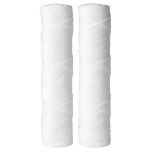 ao smith 2.5"x10" 35 micron sediment water filter replacement cartridge - 2 pack - for whole house filtration systems - ao-wh-pre-r2