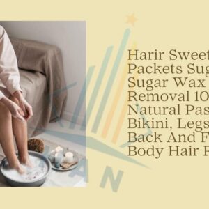 Sweet Packets Sugaring Sugar Wax Hair Removal 100% Natural Paste for Bikini, Legs, Arms, Back And Face Body Hair Remove 3 X 100 gm