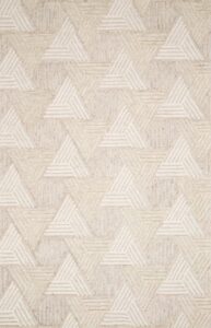 loloi ehren collection ehr-04 oatmeal/ivory 2'-3" x 3'-9" accent rug