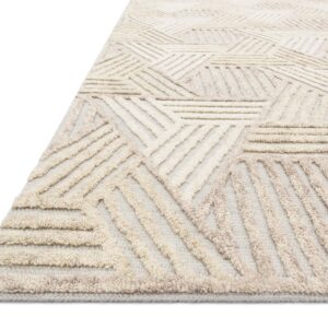 Loloi Ehren Collection EHR-04 Oatmeal/Ivory 2'-3" x 3'-9" Accent Rug