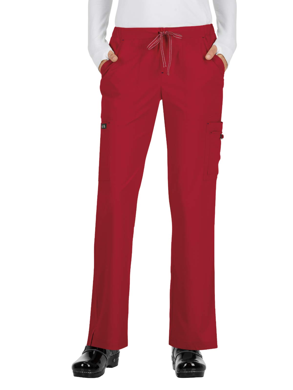 KOI Basics 731 Women's Holly Scrub Pants (Ruby, Small)