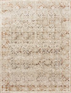 loloi theia the-07 natural traditional runner rug 2'-10" x 8'