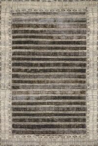 loloi mika charcoal/ivory 7'-10" x 11'-2" area rug