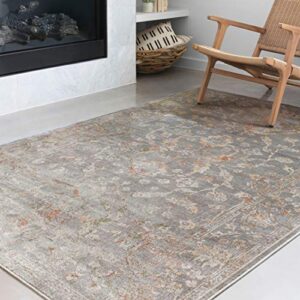 loloi ii isadora collection isa-05 silver/silver, transitional 8'-0" x 10'-0" area rug