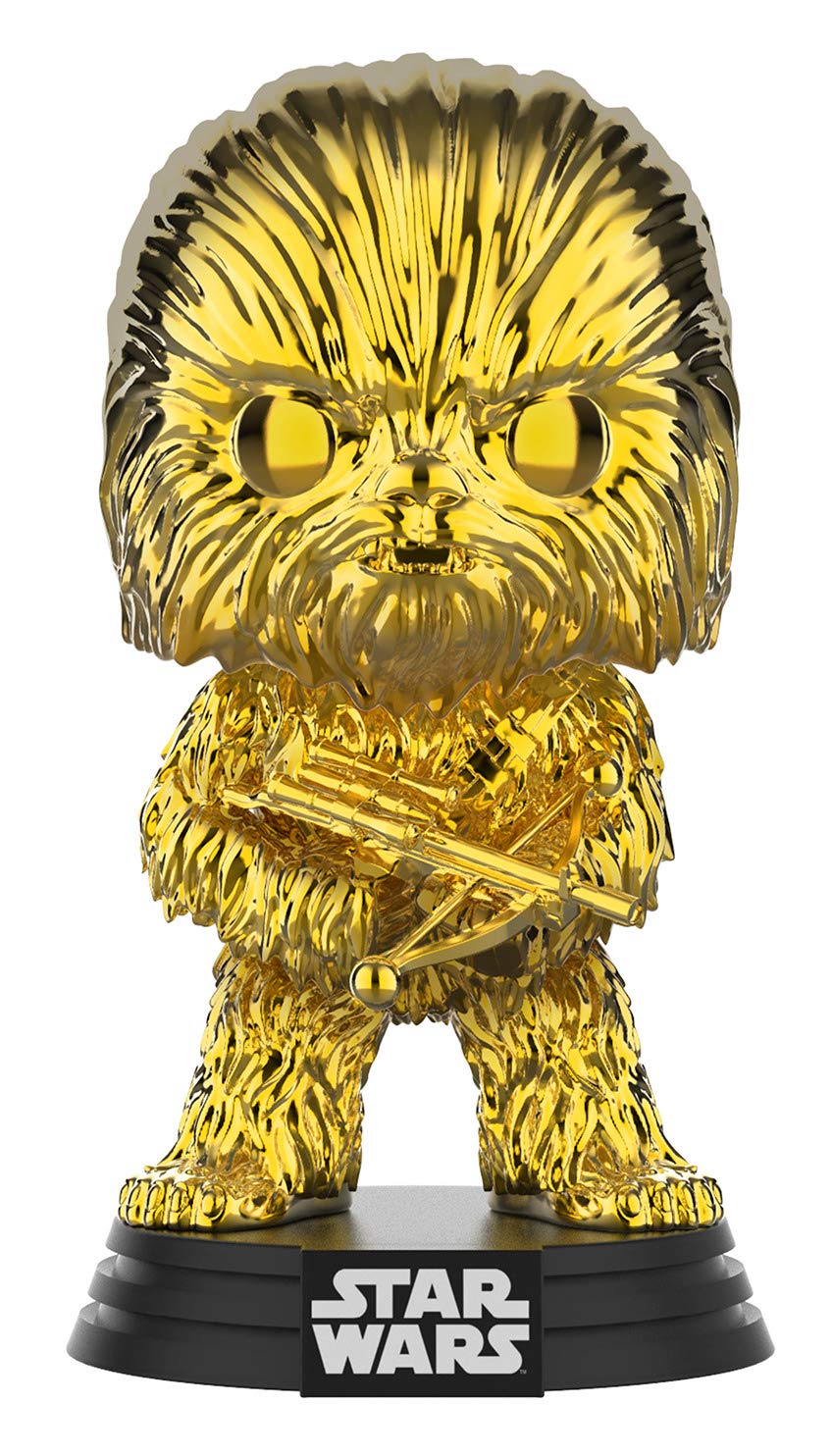 Funko Pop! Star Wars: Chewbacca Gold Chrome Galactic Convention