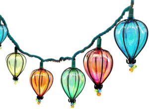 yiguo 11ft string lights with 10 bulbs, multicolor backyard patio decor lights, connectable hanging ul listed fairy lights indoor outdoor for christmas party wedding tents (1pcs)