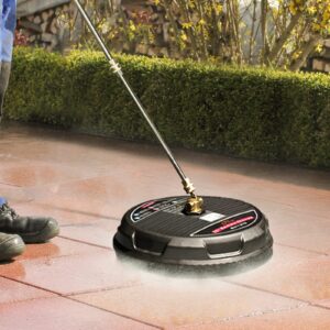 Twinkle Star Pressure Washer Surface Cleaner (15’‘, Black-3100PSI)