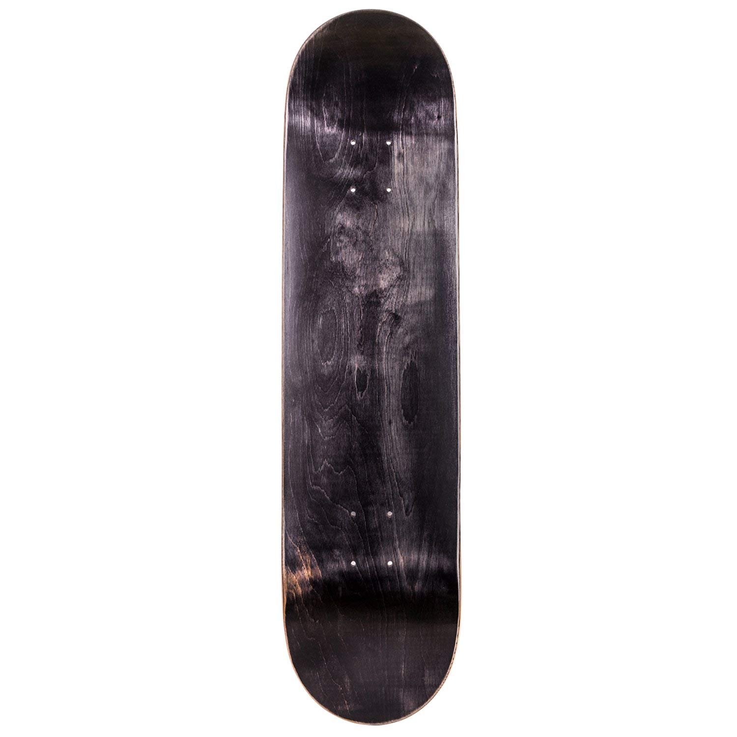 Cal 7 Blank Maple Skateboard Decks (Bundle of 10) (8.5 inch, Black)