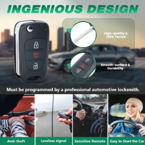 Beefunny Replacement Remote Car Key Fob 315MHz ID46 Chip for Kia Sportage 2010-2013 NYOSEKSAM11ATx (1)