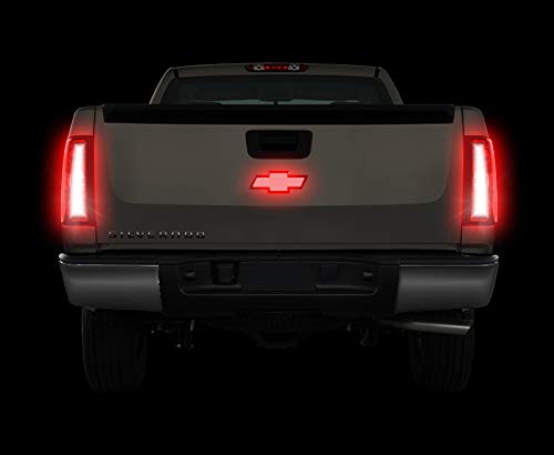 TFP 39038LHC LED Hitch Cover Emblems - Compatible with CHEVROLET Lighted Hitch Cover - Chrome OEM Look