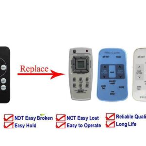 Remote Control for FRIGIDAIRE FFRE08L3Q17 FFRE08L3Q18 FFRE08L3Q19 FFRE10L3Q1 FFRE10L3Q10 FFRE10L3Q11 FFRE10L3Q14 FFRE10L3Q15 FFRE10L3S1 FFRE10L3S10 Room Air Conditioner