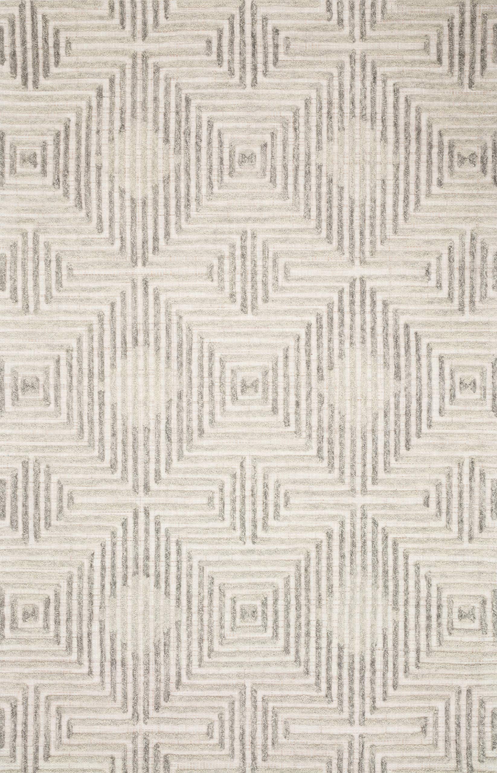 Loloi Ehren Collection EHR-02 Grey/Silver 2'-6" x 7'-6" Runner Rug