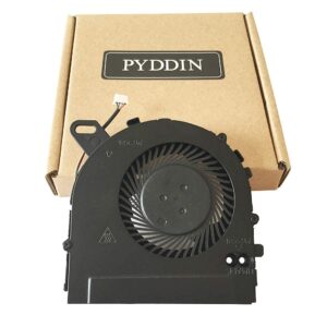 pyddin cpu cooling fan replacement for dell inspiron 15 7560 7572 dell vostro 5468 5568 series fan, dp/n: 0w0j86 dc28000icr0 4-wire