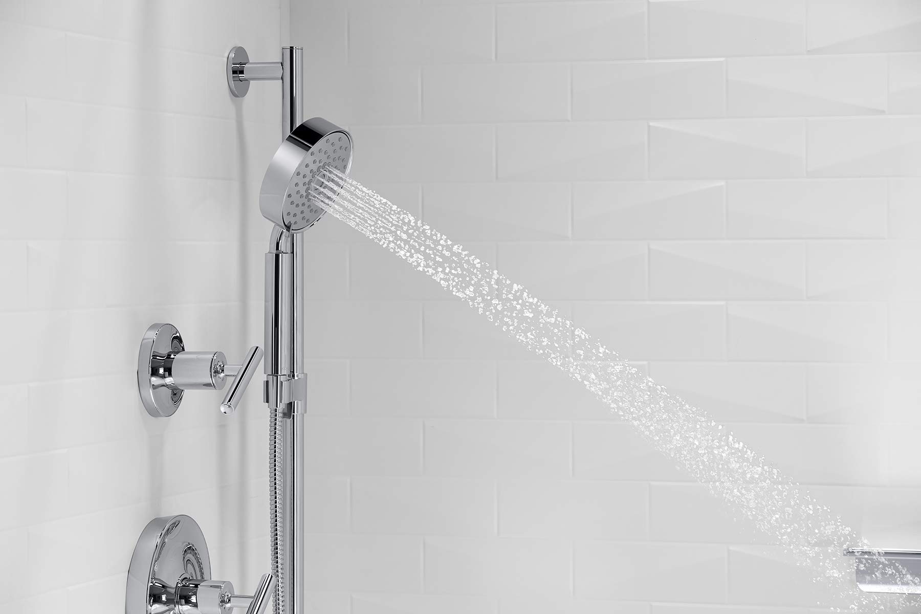 KOHLER Forté 2.5 Gpm Multifunction Handshower Kit with Katalyst Air-induction Technology