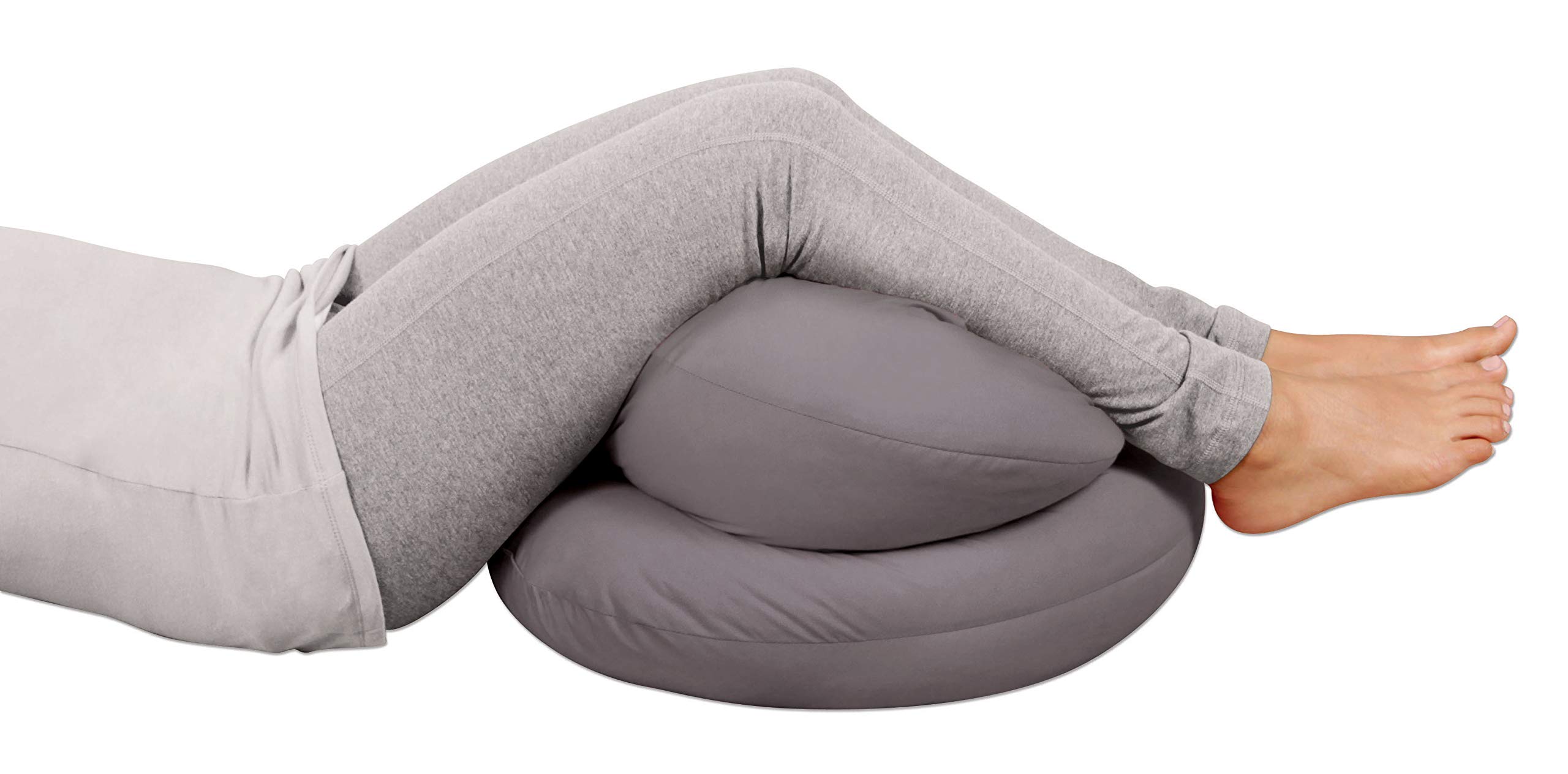 Leachco Snoogle Mini Compact Side Sleeper, Shadow Gray