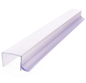 cabinet hero drip ramp - slip on cabinet door protector edge guard - clear - ¾” thick - 36” length (pack of 2)