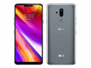 lg g7 thinq g710 64gb unlocked gsm phone w/dual 16mp camera's - new platinum gray (renewed)