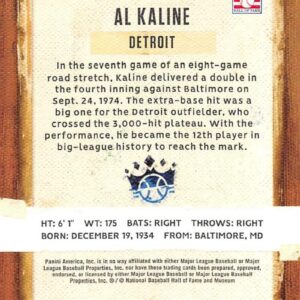 2019 Panini Diamond Kings #74 Al Kaline Detroit Tigers Baseball Card