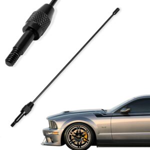 KSaAuto Short Antenna for Ford Mustang GT V6 1979-2009, 8 Inch Mustang Car Antenna Replacement Designed for Optimized AM FM Radio Reception