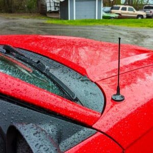 KSaAuto Short Antenna for Ford Mustang GT V6 1979-2009, 8 Inch Mustang Car Antenna Replacement Designed for Optimized AM FM Radio Reception