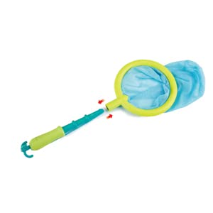 Hape Double Fun Fishing Set | Jumping Sea Creatures with Net & Detachable Fishing Pole Handle