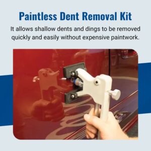 Eastwood Paintless Dent Repair Kit - PDR | Removes Dents Out of Metal Auto Body Panels | Auto Body Tool Set Dent Puller Kit with Slide Hammer Puller Set, Scarper Tool and Glue Gun for Car Hail Damage