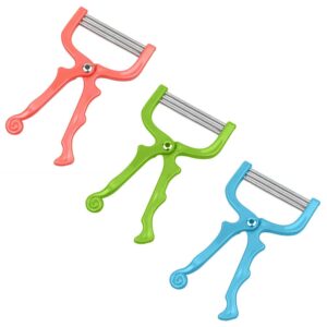 3-pack beauty epilator，handheld facial hair removal threading tool