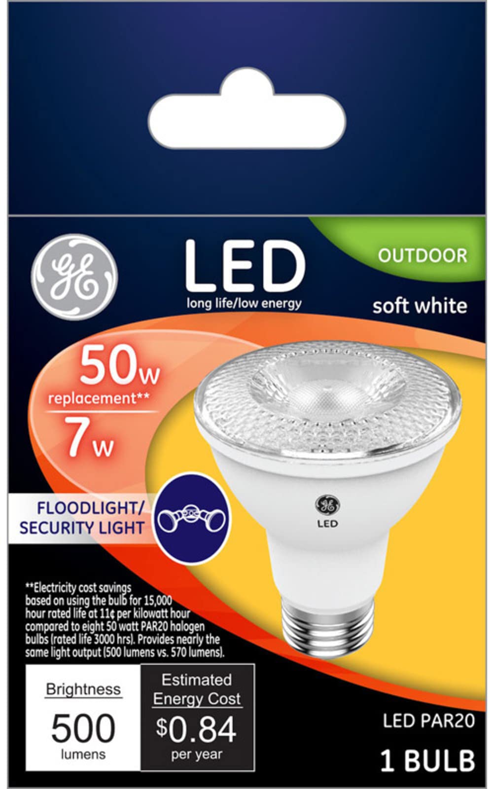 Bulb Led Par20 Fld Sw 7w