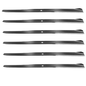 raparts 6 pk. medium-lift blades fits toro time cutter z series 42" lawn mowers 71255 74325 74327 74330 74350 110-6568-03 110185703