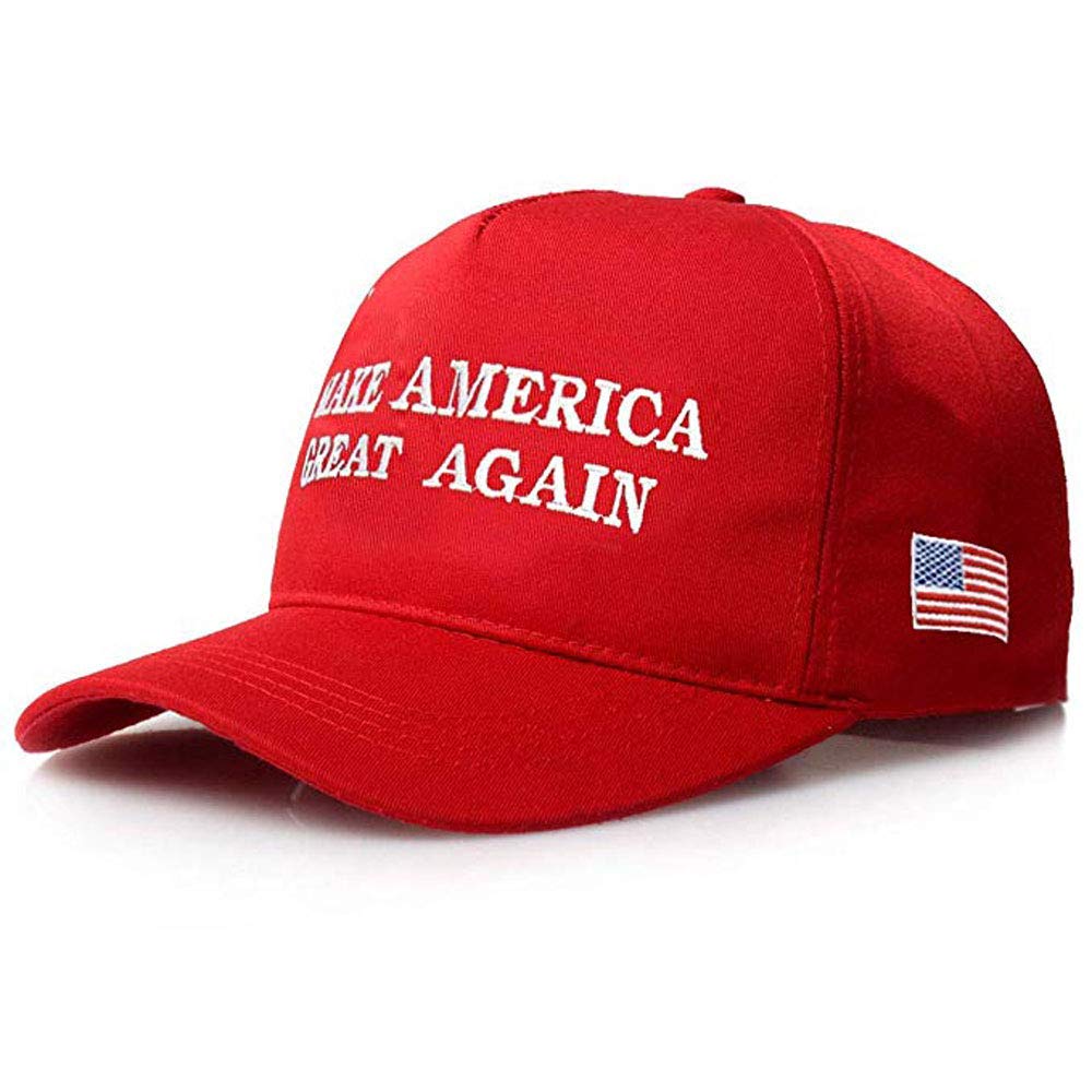 Bestmaple Make America Great Again Hat, 2024 Trump Cotton MAGA Baseball Cap Red