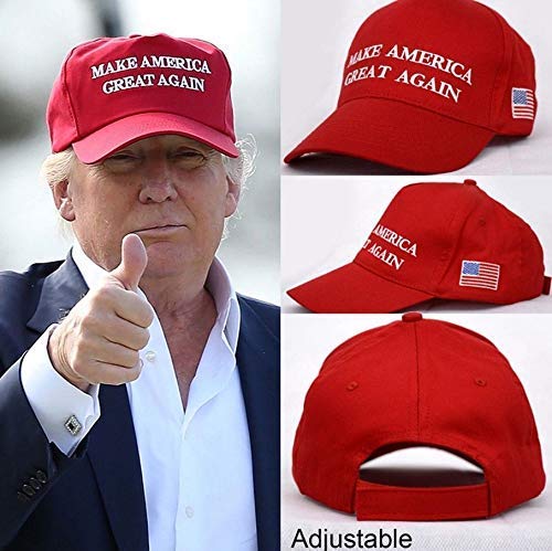 Bestmaple Make America Great Again Hat, 2024 Trump Cotton MAGA Baseball Cap Red