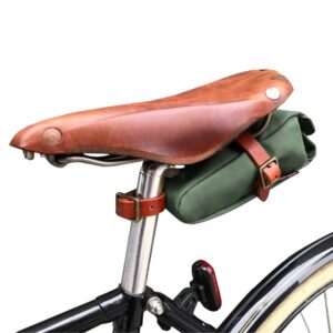 tourbon bike bicycle cycling saddle bag tail rear pouch strap-on seat storage