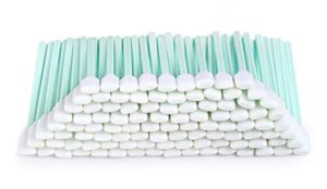 100pc 5.11" square rectangle foam cleaning swab sticks for solvent format inkjet printer roland optical equipment