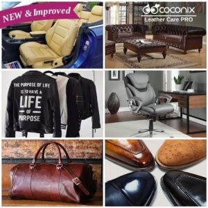 COCONIX Leather Care PRO Professional Black Leather & Vinyl Repair Kit