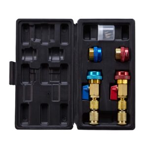 lichamp automotive ac r134a r1234yf valve core remover and installer tool set, for standard and jra valve core couplers