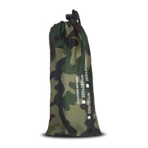 Tent Tarp Rainproof Portable Camouflage Tent Tarp Sheet Camping Shelter for for Outdoor Hiking Hunting(22m)