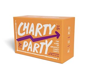 charty party - the game of absurdly funny charts that asks what's this chart about? mathematically humorous game for 3 or more players