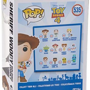 POP! Funko Disney Pixar Toy Story 4 Sheriff Woody Holding FORKY Vinyl Exclusive #535