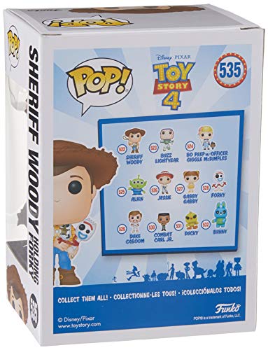 POP! Funko Disney Pixar Toy Story 4 Sheriff Woody Holding FORKY Vinyl Exclusive #535