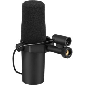 Shure SM7B Vocal Microphone with Cloud Microphones Cloudlifter CL-1 Mic Activator and Extra 10' XLR Cable Bundle