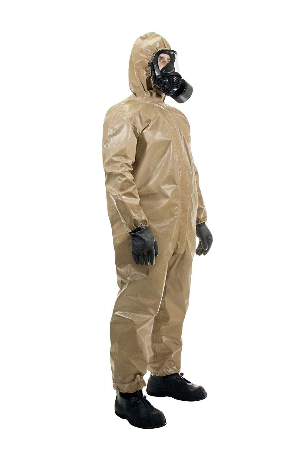 MIRA SAFETY Suit Disposable Protective Coverall with Hood and Elastic Cuff (2X/3X)