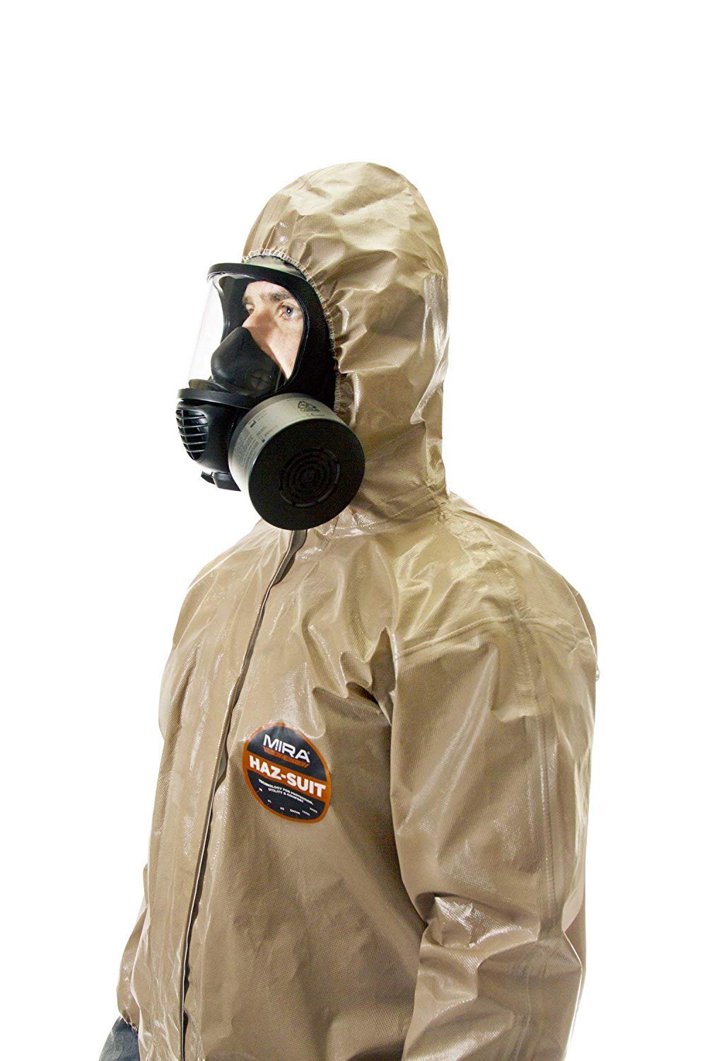 MIRA SAFETY Suit Disposable Protective Coverall with Hood and Elastic Cuff (2X/3X)