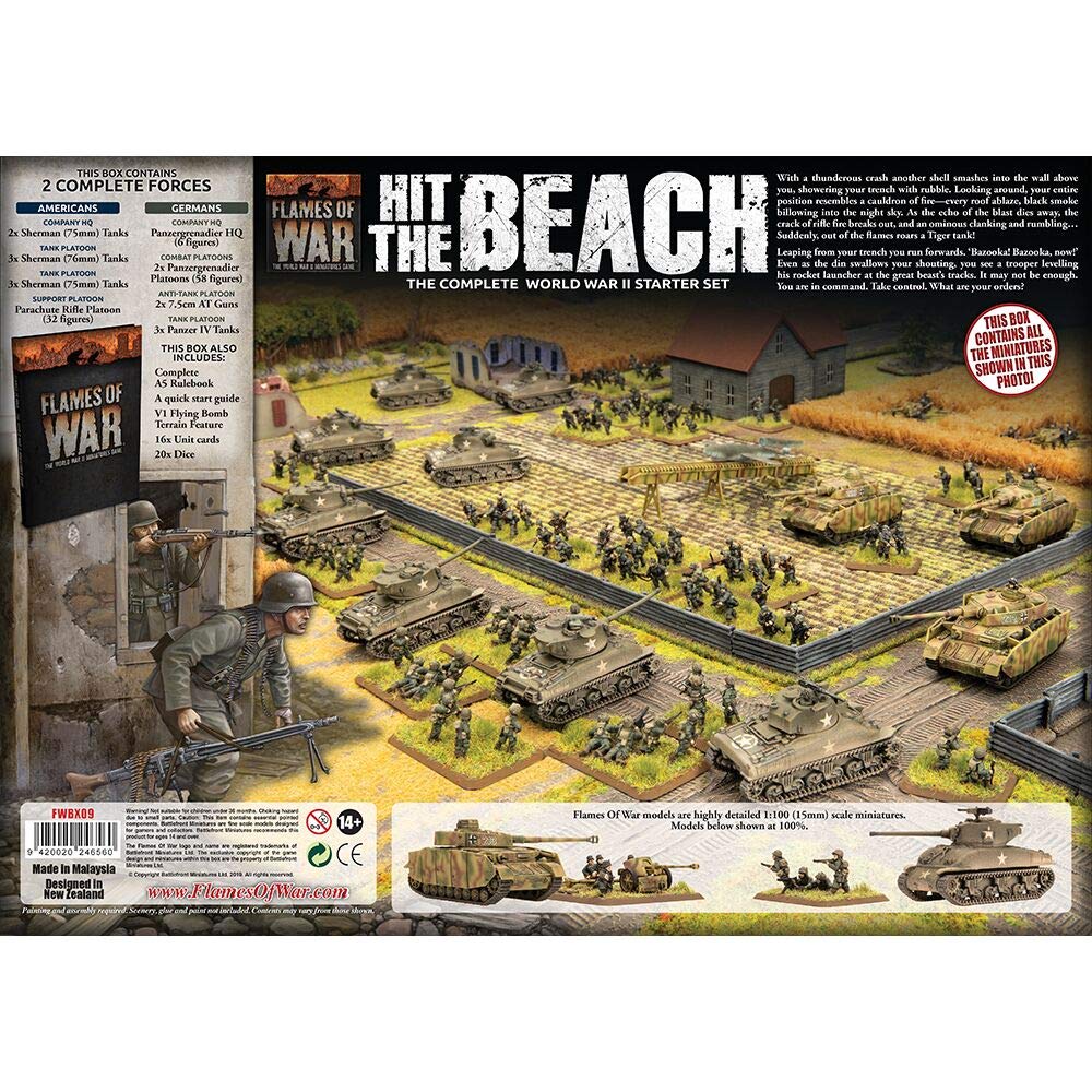 Flames of War: Hit The Beach - Two Army Starter Set