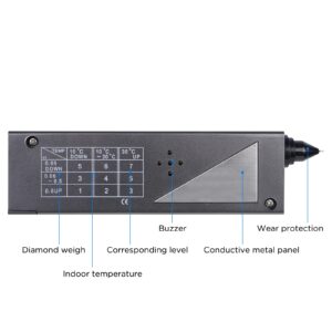 Dupeakya Professional Diamond Tester, Gem Tester Pen Portable Electronic Diamond Tester Tool for Jewelry Jade Ruby Stone