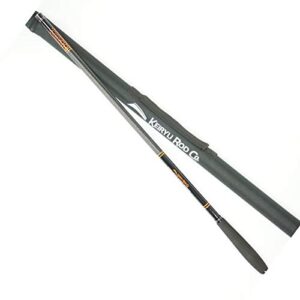 keiryu rod co. t100 rod. telescopic 17.7 ft. keiryu fly fishing rod. perfect for euro nymphing, dry flies, and weighted rigs. high performance im carbon.