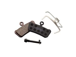 sram disc brake pads - organic compound, steel backed, powerful, for trail, guide, and g2