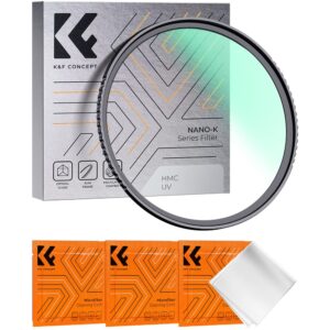 k&f concept 40.5mm mc uv protection filter slim frame with 18-multi-layer coatings for camera lens (k-series)