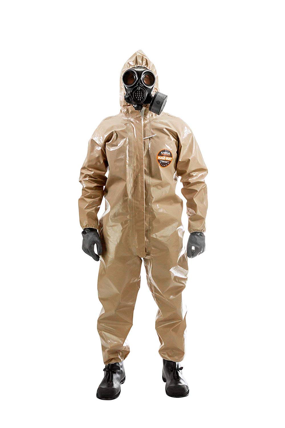 MIRA SAFETY Suit Disposable Protective Coverall with Hood and Elastic Cuff Size (SM/MD)