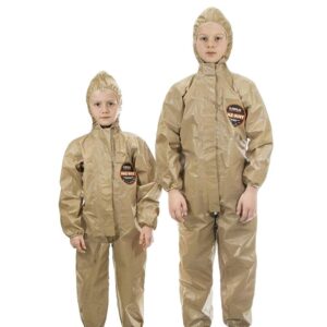 MIRA SAFETY Suit Disposable Protective Coverall with Hood and Elastic Cuff Size (YL)